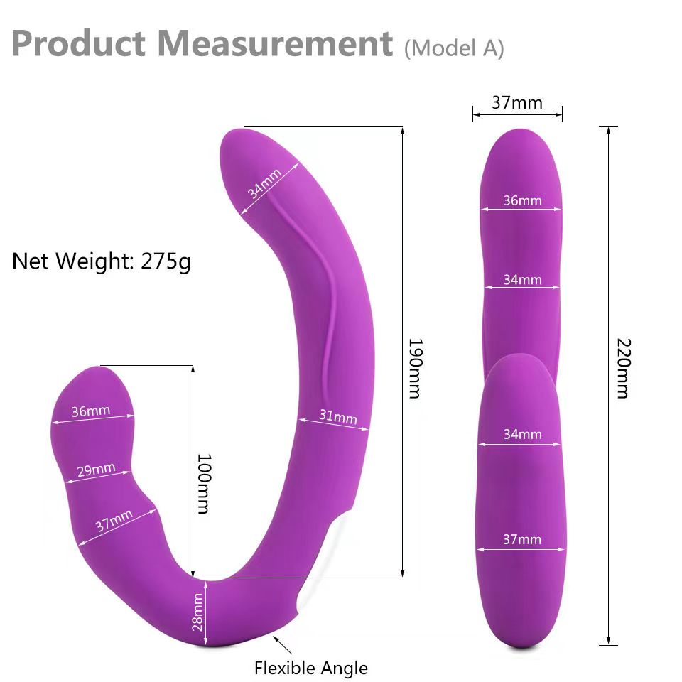 Interchangeable G-Spot & Clit  Vibrator Multi-Speed